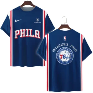 Philadelphia 76ers T-Shirt NBA 2025 For Fan Philadelphia 76ers HVN1095PH062725TS3D