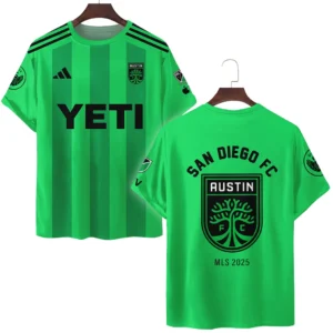 Austin FC T-Shirt MLS 2025 For Fan Austin FC HVN1096AFC062825TS3D