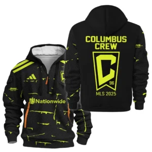 Columbus Crew Hoodie Half Zipper MLS 2025 For Fan Columbus Crew HVN1096CC062825HODZ