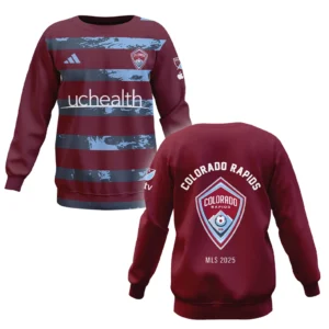 Colorado Rapids Sweatshirt MLS 2025 For Fan Colorado Rapids HVN1096CR062825SW