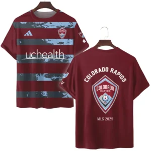 Colorado Rapids T-Shirt MLS 2025 For Fan Colorado Rapids HVN1096CR062825TS3D