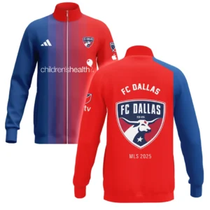 FC Dallas Stand Collar Jacket MLS 2025 For Fan FC Dallas HVN1096FCD062825SCJ
