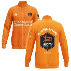 Houston Dynamo Stand Collar Jacket MLS 2025 For Fan Houston Dynamo HVN1096HD062825SCJ