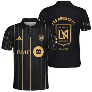 Los Angeles FC Polo Shirt MLS 2025 For Fan Los Angeles FC HVN1096LAFC062825POS