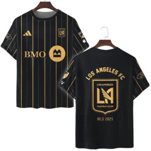 Los Angeles FC T-Shirt MLS 2025 For Fan Los Angeles FC HVN1096LAFC062825TS3D