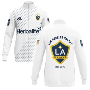 Los Angeles Galaxy Stand Collar Jacket MLS 2025 For Fan Los Angeles Galaxy HVN1096LAG062825SCJ