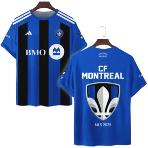 Montreal FC T-Shirt MLS 2025 For Fan Montreal FC HVN1096MFC062825TS3D