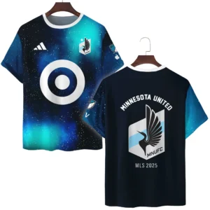 Minnesota United T-Shirt MLS 2025 For Fan Minnesota United HVN1096MU062825TS3D