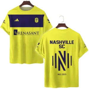 Nashville SC T-Shirt MLS 2025 For Fan Nashville SC HVN1096NSC062825TS3D