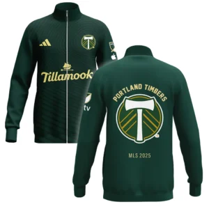 Portland Timbers Stand Collar Jacket MLS 2025 For Fan Portland Timbers HVN1096PT062825SCJ