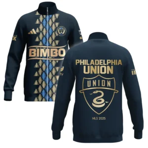 Philadelphia Union Stand Collar Jacket MLS 2025 For Fan Philadelphia Union HVN1096PU062825SCJ