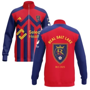 Real Salt Lake Stand Collar Jacket MLS 2025 For Fan Real Salt Lake HVN1096RSL062825SCJ