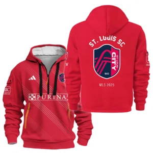 St. Louis SC Hoodie Half Zipper MLS 2025 For Fan St. Louis SC HVN1096SLSC062825HODZ