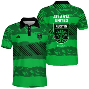 Austin FC Polo Shirt MLS 2025 For Fan Austin FC HVN1097AFC062825POS