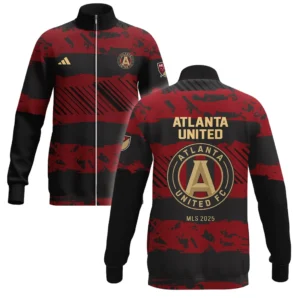 Atlanta United Stand Collar Jacket MLS 2025 For Fan Atlanta United HVN1097AU062825SCJ