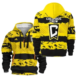 Columbus Crew Hoodie Half Zipper MLS 2025 For Fan Columbus Crew HVN1097CC062825HODZ