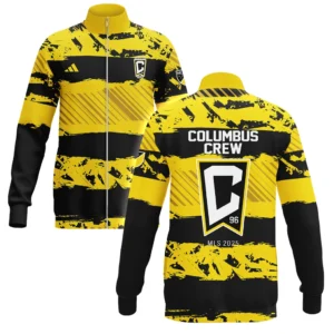 Columbus Crew Stand Collar Jacket MLS 2025 For Fan Columbus Crew HVN1097CC062825SCJ