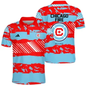Chicago Fire Polo Shirt MLS 2025 For Fan Chicago Fire HVN1097CF062825POS