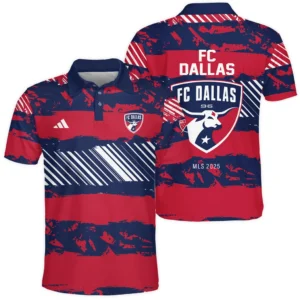 FC Dallas Polo Shirt MLS 2025 For Fan FC Dallas HVN1097FCD062825POS