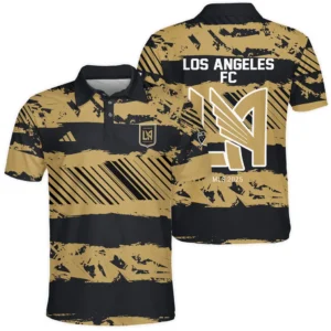 Los Angeles FC Polo Shirt MLS 2025 For Fan Los Angeles FC HVN1097LAFC062825POS