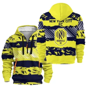 Nashville SC Hoodie Half Zipper MLS 2025 For Fan Nashville SC HVN1097NSC062825HODZ