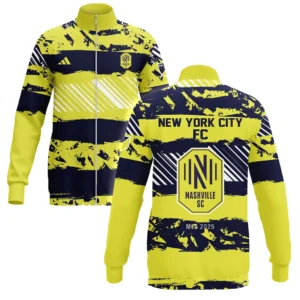 Nashville SC Stand Collar Jacket MLS 2025 For Fan Nashville SC HVN1097NSC062825SCJ