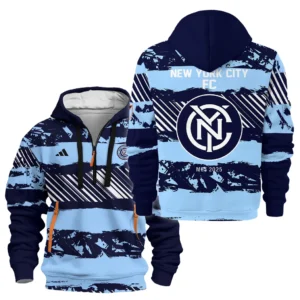 New York City FC Hoodie Half Zipper MLS 2025 For Fan New York City FC HVN1097NYC062825HODZ