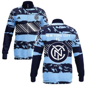 New York City FC Stand Collar Jacket MLS 2025 For Fan New York City FC HVN1097NYC062825SCJ