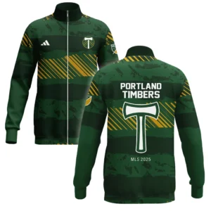 Portland Timbers Stand Collar Jacket MLS 2025 For Fan Portland Timbers HVN1097PT062825SCJ
