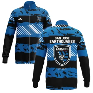 San Jose Earthquakes Stand Collar Jacket MLS 2025 For Fan San Jose Earthquakes HVN1097SJE062825SCJ
