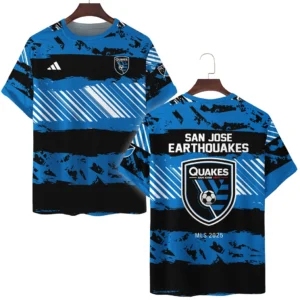 San Jose Earthquakes T-Shirt MLS 2025 For Fan San Jose Earthquakes HVN1097SJE062825TS3D