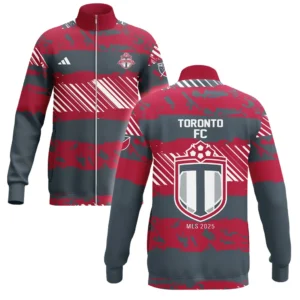 Toronto FC Stand Collar Jacket MLS 2025 For Fan  Toronto FC HVN1097TFC062825SCJ