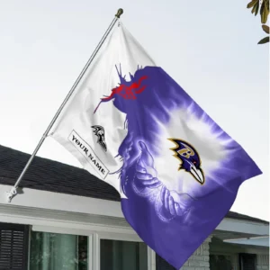 Baltimore Ravens 3D House Flags NFL, Gift For Baltimore Ravens Fan NFL103061125121