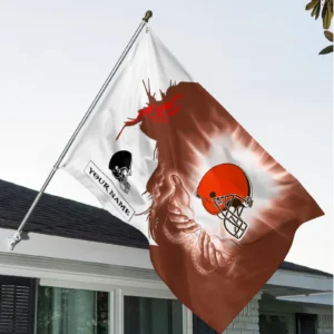 Cleveland Browns 3D House Flags NFL, Gift For Cleveland Browns Fan NFL103061125123