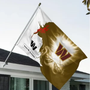 Washington Commanders 3D House Flags NFL, Gift For Washington Commanders Fan NFL103061125126