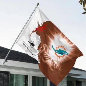 Miami Dolphins 3D House Flags NFL, Gift For Miami Dolphins Fan NFL103061125132