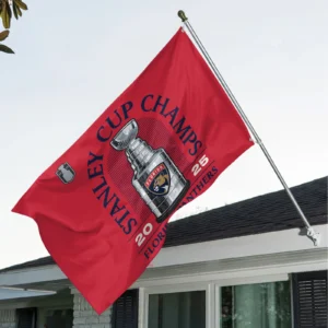 Florida Panthers 3D House Flag NHL Stanley Cup Champions 2025 NHL104062725716
