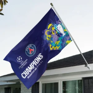 Paris Saint-Germain 3D House Flag UEFA Champions League Final 2025 PSG97060225668