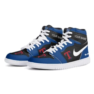 Texas Rangers Air Jordan 1 High, All Over Print Air Jordan 1 High Texas Rangers DMLB132732042