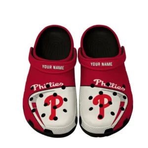 Philadelphia Phillies Crocs, All Over Print Crocs Philadelphia Phillies DMLB138732036 - Black