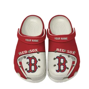 Boston Red Sox Crocs, All Over Print Crocs Boston Red Sox DMLB138732049 - White