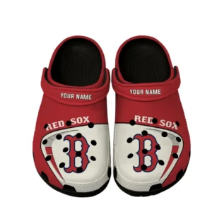 Boston Red Sox Crocs, All Over Print Crocs Boston Red Sox DMLB138732049 - Black