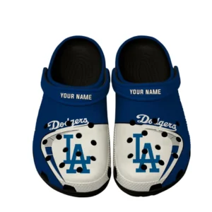 Los Angeles Dodgers Crocs, All Over Print Crocs Los Angeles Dodgers DMLB138732050 - Black