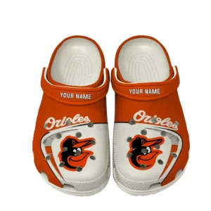 Baltimore Orioles Crocs, All Over Print Crocs Baltimore Orioles DMLB138732052 - White