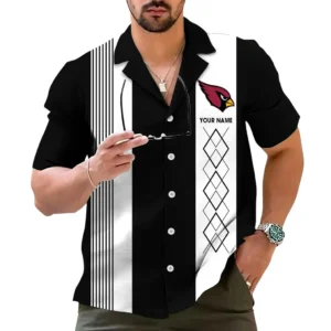 Arizona Cardinals Hawaiian Shirt, All Over Print Hawaiian Shirt Arizona Cardinals DNFL122772027 - Black