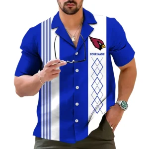 Arizona Cardinals Hawaiian Shirt, All Over Print Hawaiian Shirt Arizona Cardinals DNFL122772027 - Blue