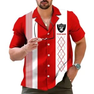 Oakland Raiders Hawaiian Shirt, All Over Print Hawaiian Shirt Oakland Raiders DNFL122772029 - Red