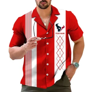 Houston Texans Hawaiian Shirt, All Over Print Hawaiian Shirt Houston Texans DNFL122772051 - Red