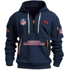 Arizona Cardinals Hoodie Half Zipper, All Over Print Hoodie Half Zipper Arizona Cardinals DNFL1337102026 - Navy