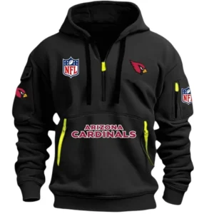 Arizona Cardinals Hoodie Half Zipper, All Over Print Hoodie Half Zipper Arizona Cardinals DNFL1337102026 - Black